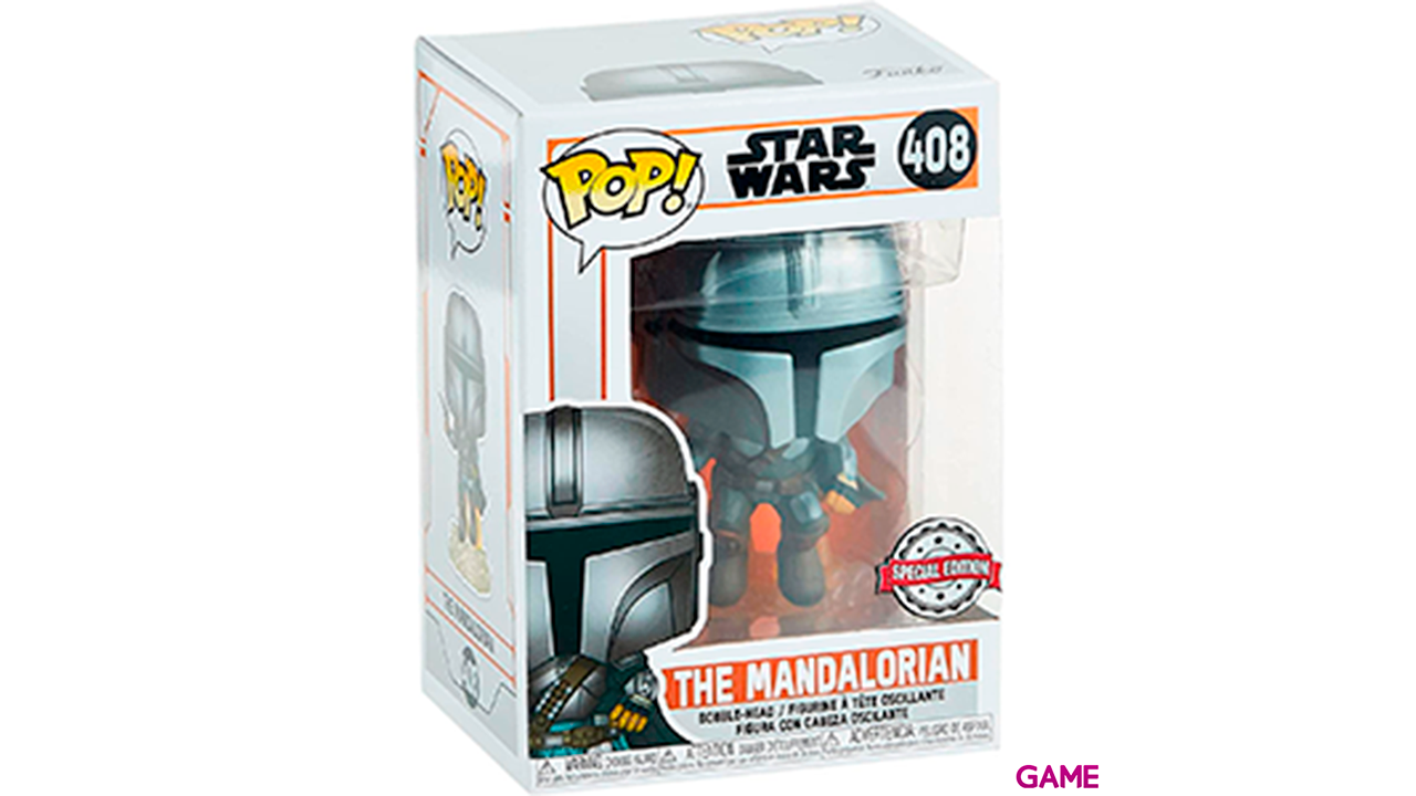 Figura POP Star Wars: Mando Flying Blaster-1