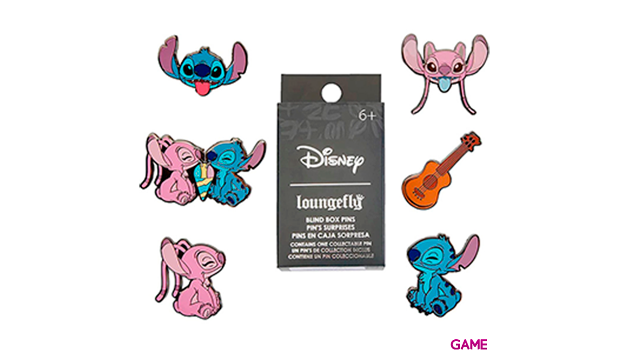 Pack de Pins Sorpresa Disney Stitch and Angel-0