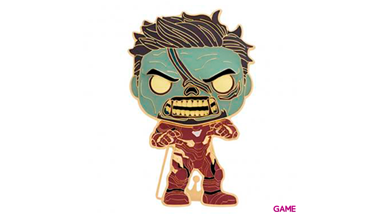 Figura POP Chapa Esmaltada Marvel Zombie Tony Stark-1