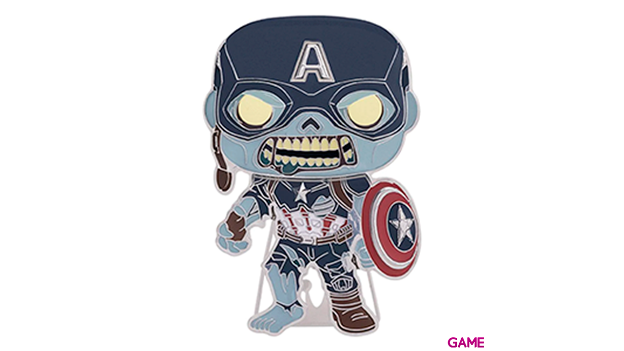 Funko Pin Marvel Zombie Capitán América-1