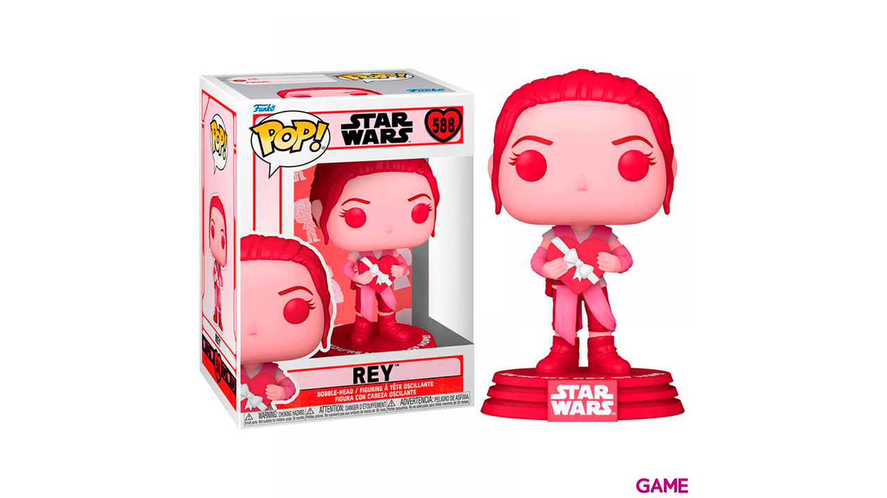 Figura POP Star Wars Valentines Rey-1