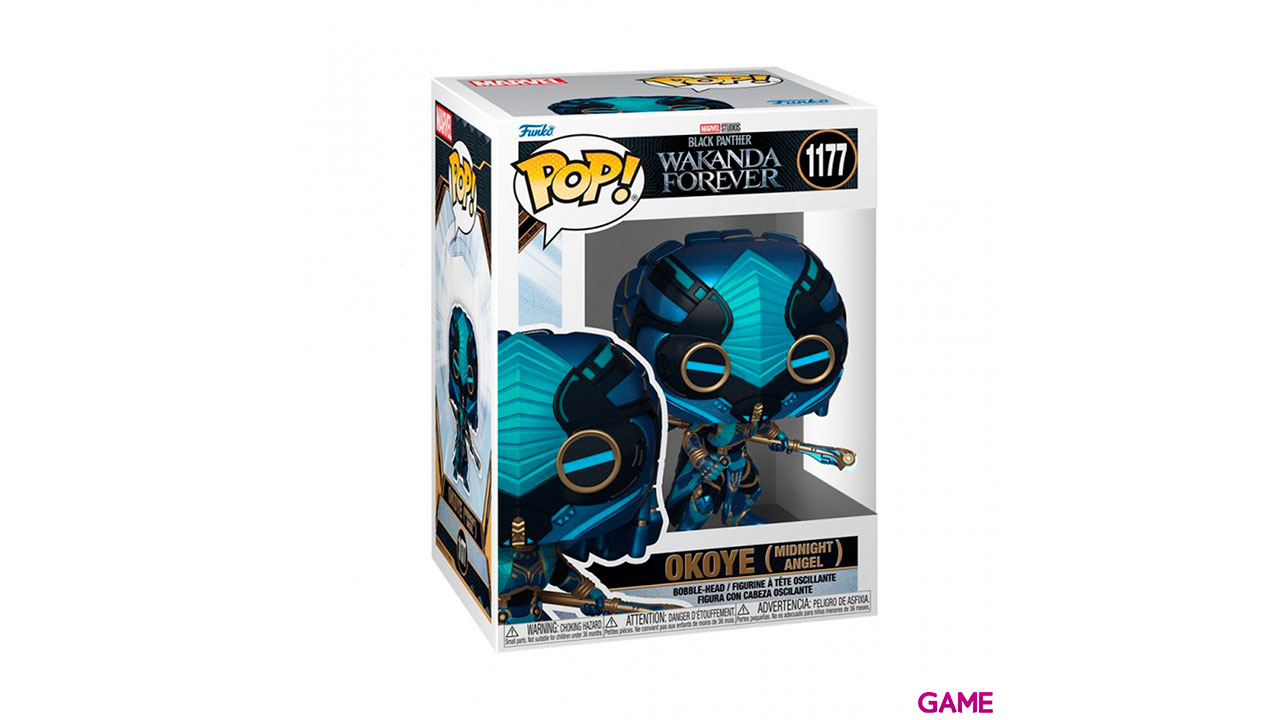 Figura Pop Black Panther Wakanda Forever: Okoye Midnight Angel-0