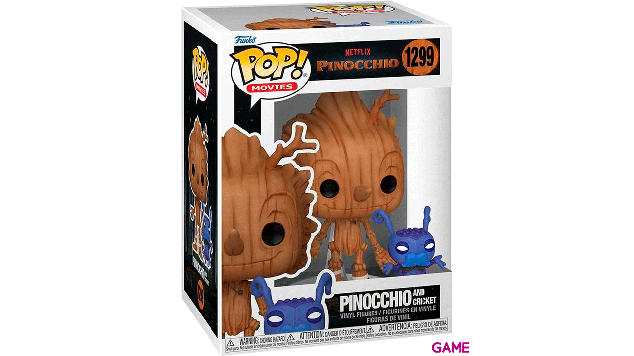 Figura POP Disney Pinocchio y Cricket-1