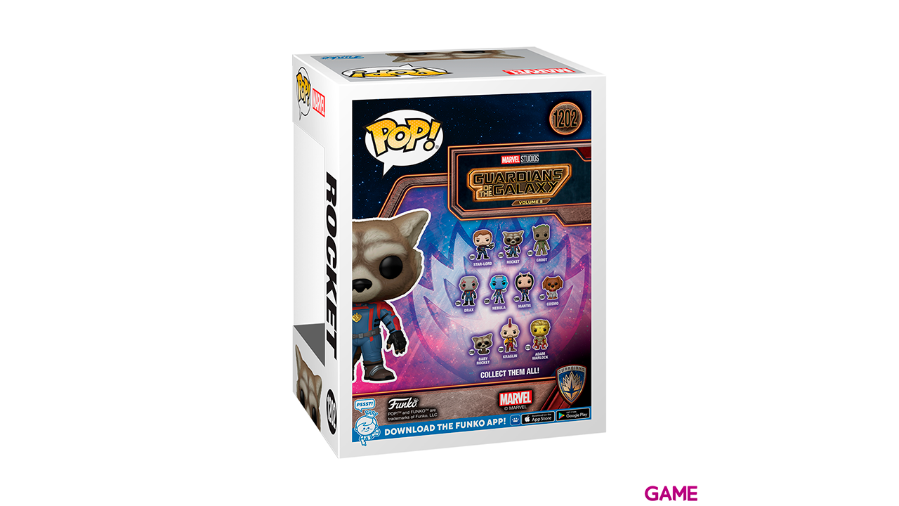 Figura POP Marvel Guardianes de la Galaxia 3:  Rocket-2