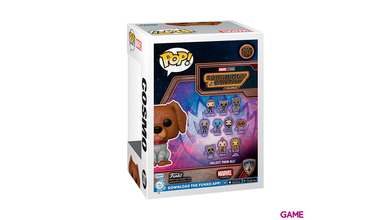 Figura POP Marvel Guardianes de la Galaxia 3:  Cosmo-2