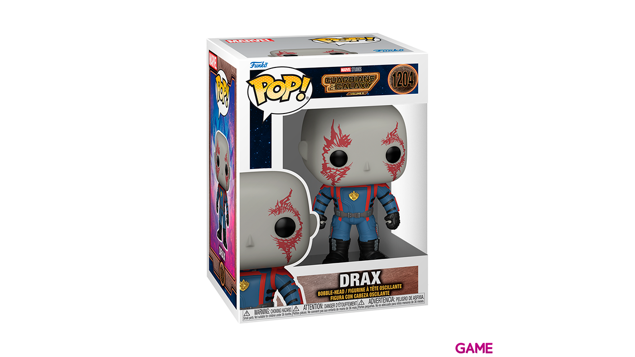 Figura POP Marvel Guardianes de la Galaxia 3:  Drax-1