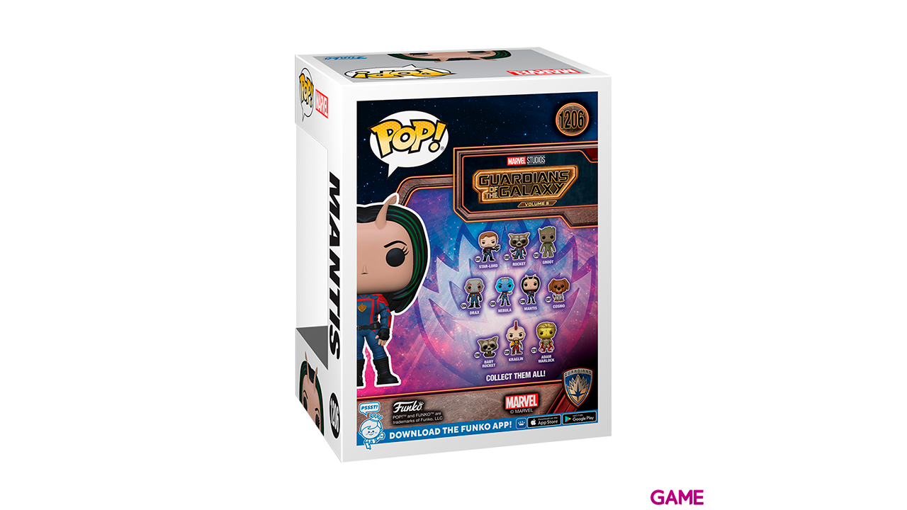 Figura POP Marvel Guardianes de la Galaxia 3:  Mantis-2