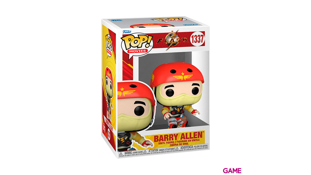 Figura POP DC Movies The Flash: Barry Allen con casco-1