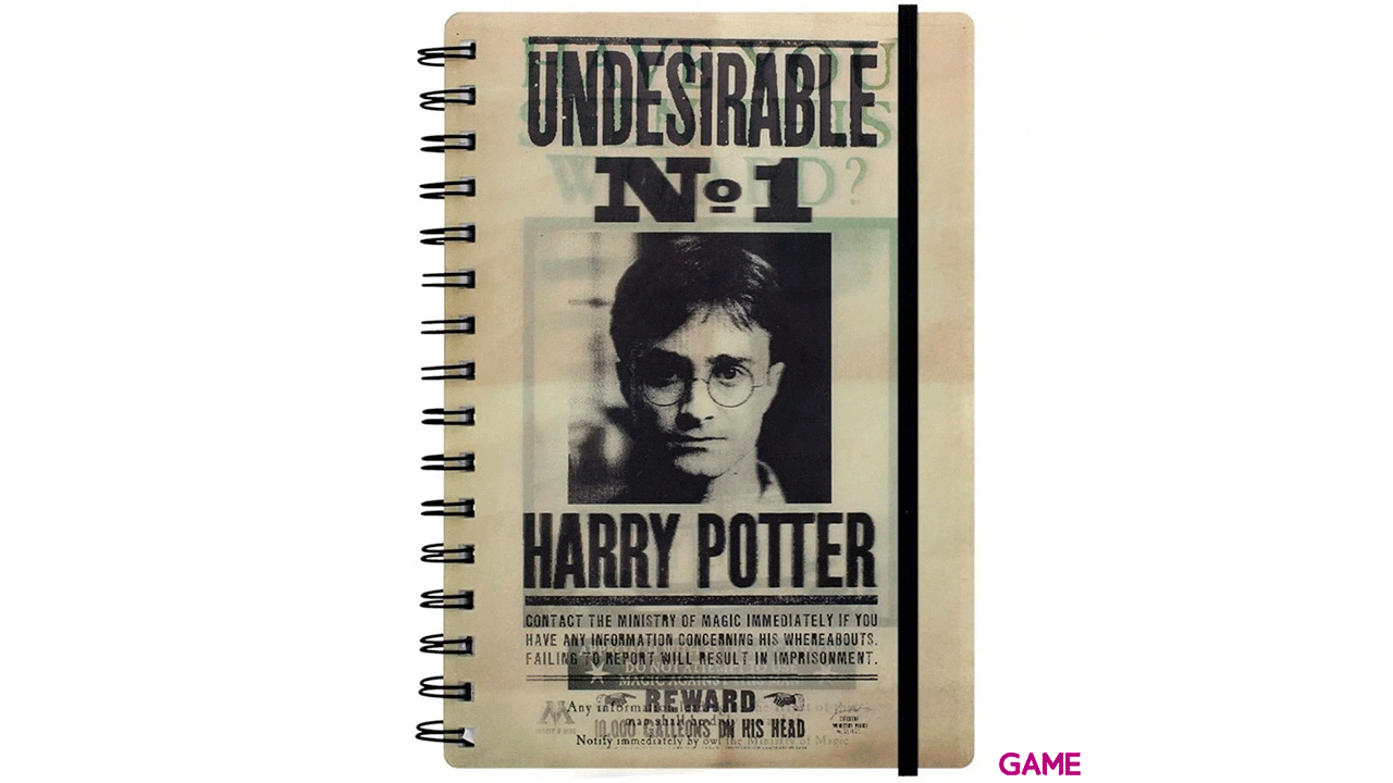 Cuaderno A5 Espiral Harry Potter Sirius & Harry 3D-4