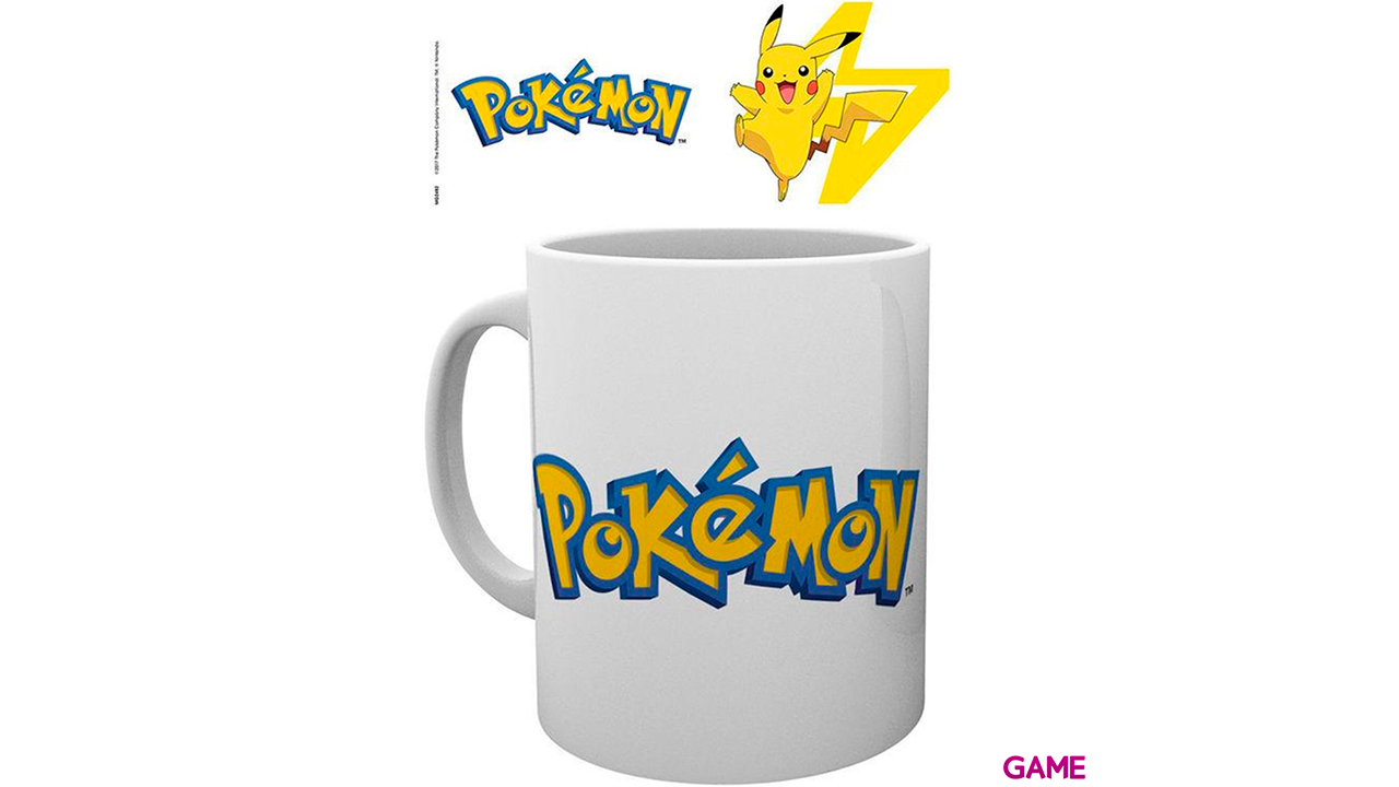 Taza Pokemon: Logo y Pikachu 320ml-0