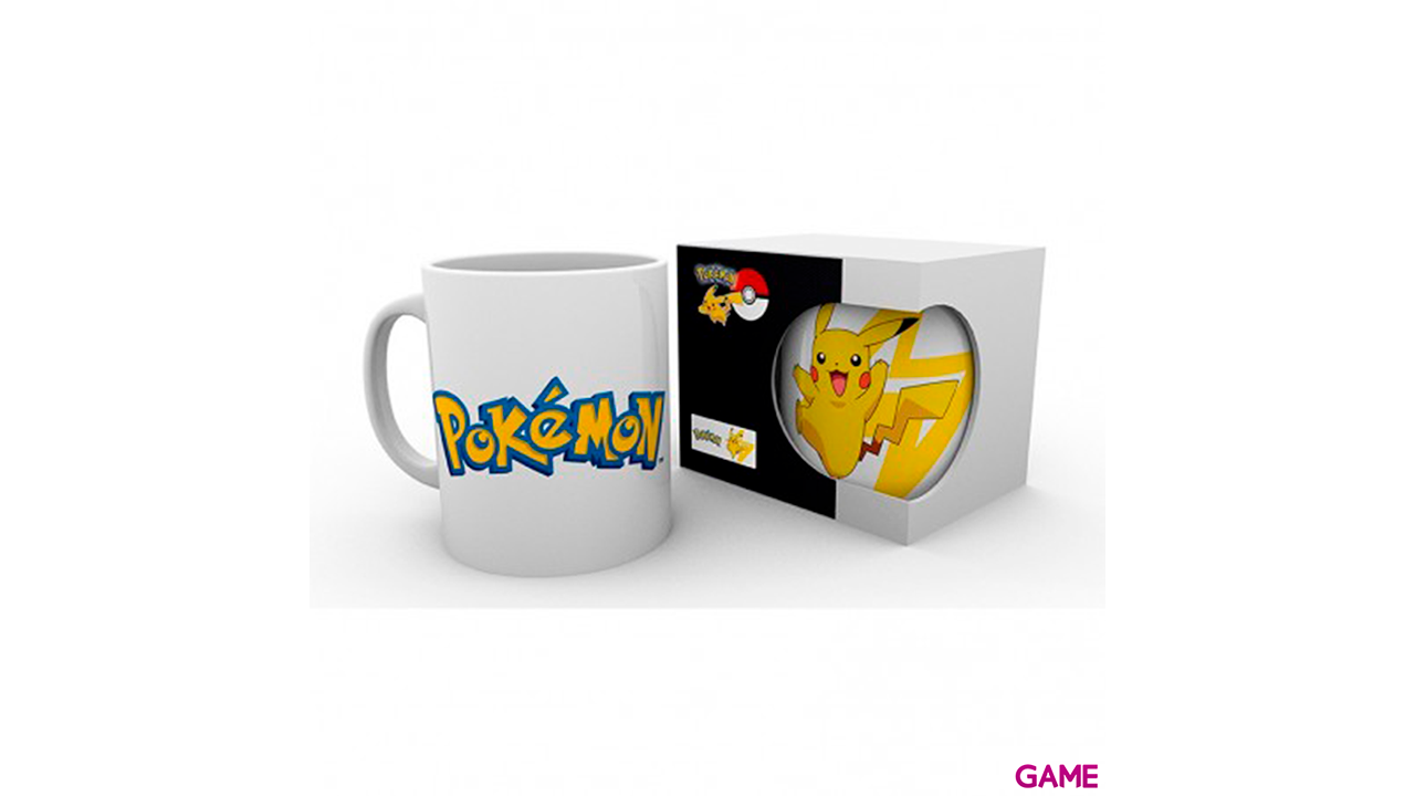 Taza Pokemon: Logo y Pikachu 320ml-1