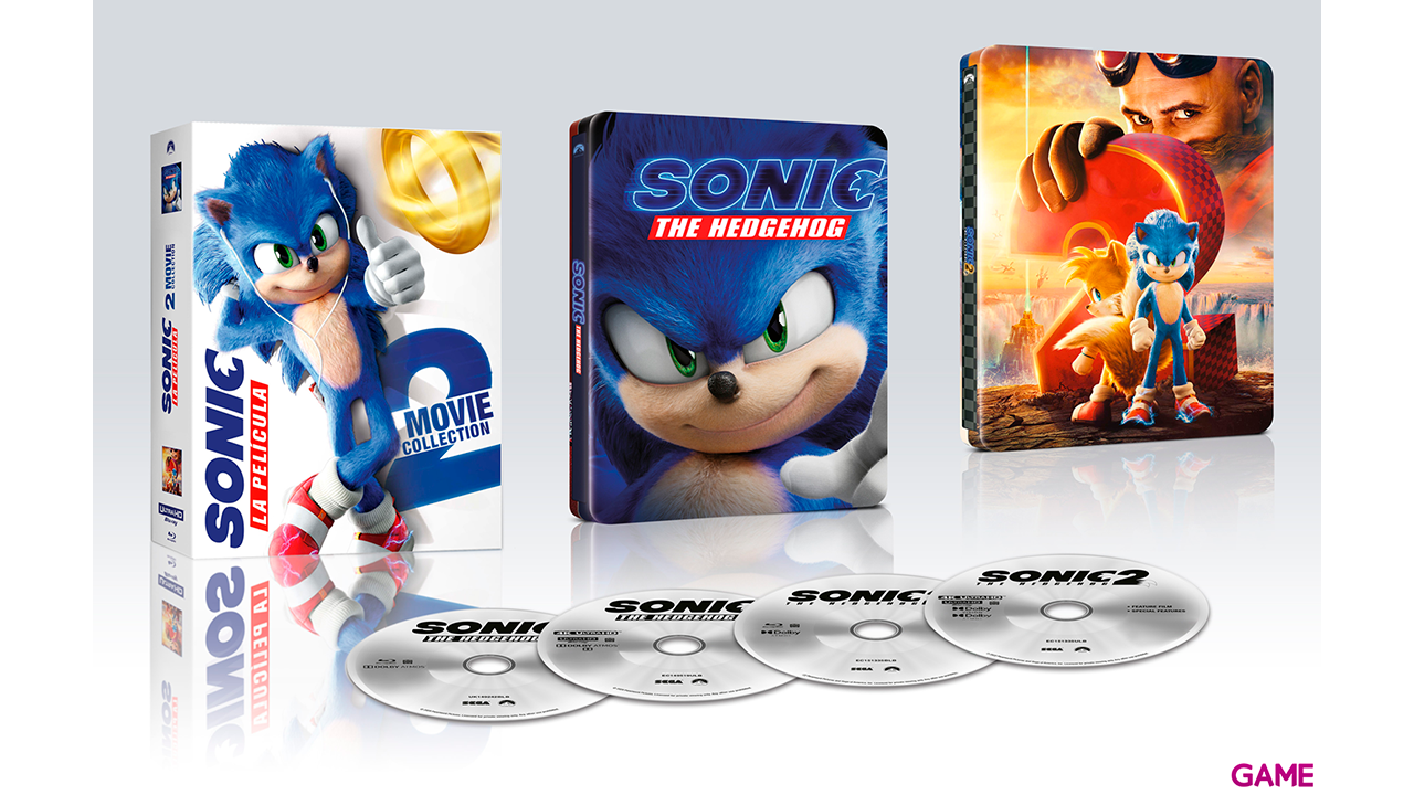 Sonic La Película 2 Movie Collection 4K + BD - Edición Steelbook-0