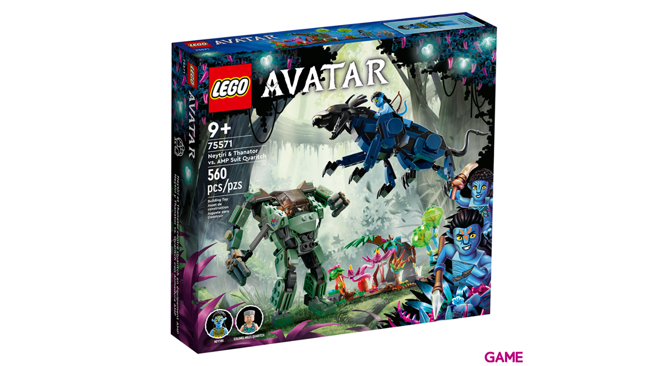 LEGO Avatar Neytiri y Thanator vs. Quaritch con Armadura AMP 75571-1