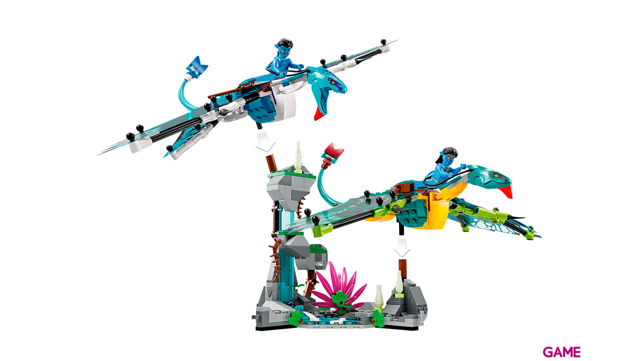 LEGO Avatar Primer Vuelo en Banshee de Jake y Neytiri 75572-2