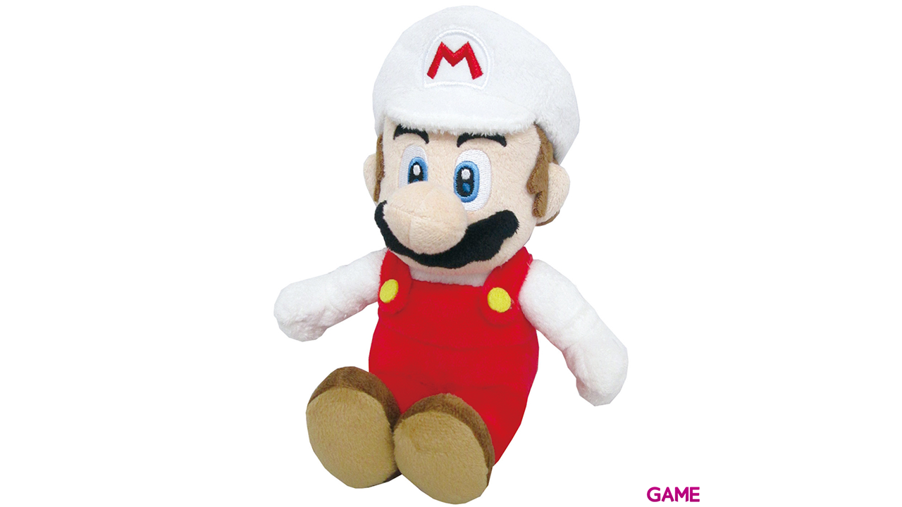 Peluche Super Mario: Mario Fire 24cm-0