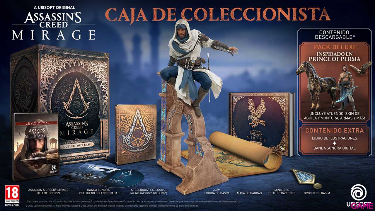 Assassin´s Creed Mirage Deluxe Edition + Collector´s Case PS4-0