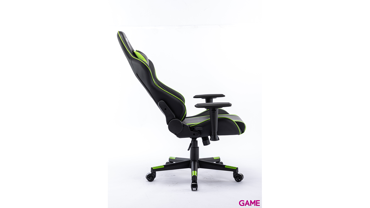 Silla Gaming GAME Racing Pro GT320 Negro-Verde-10