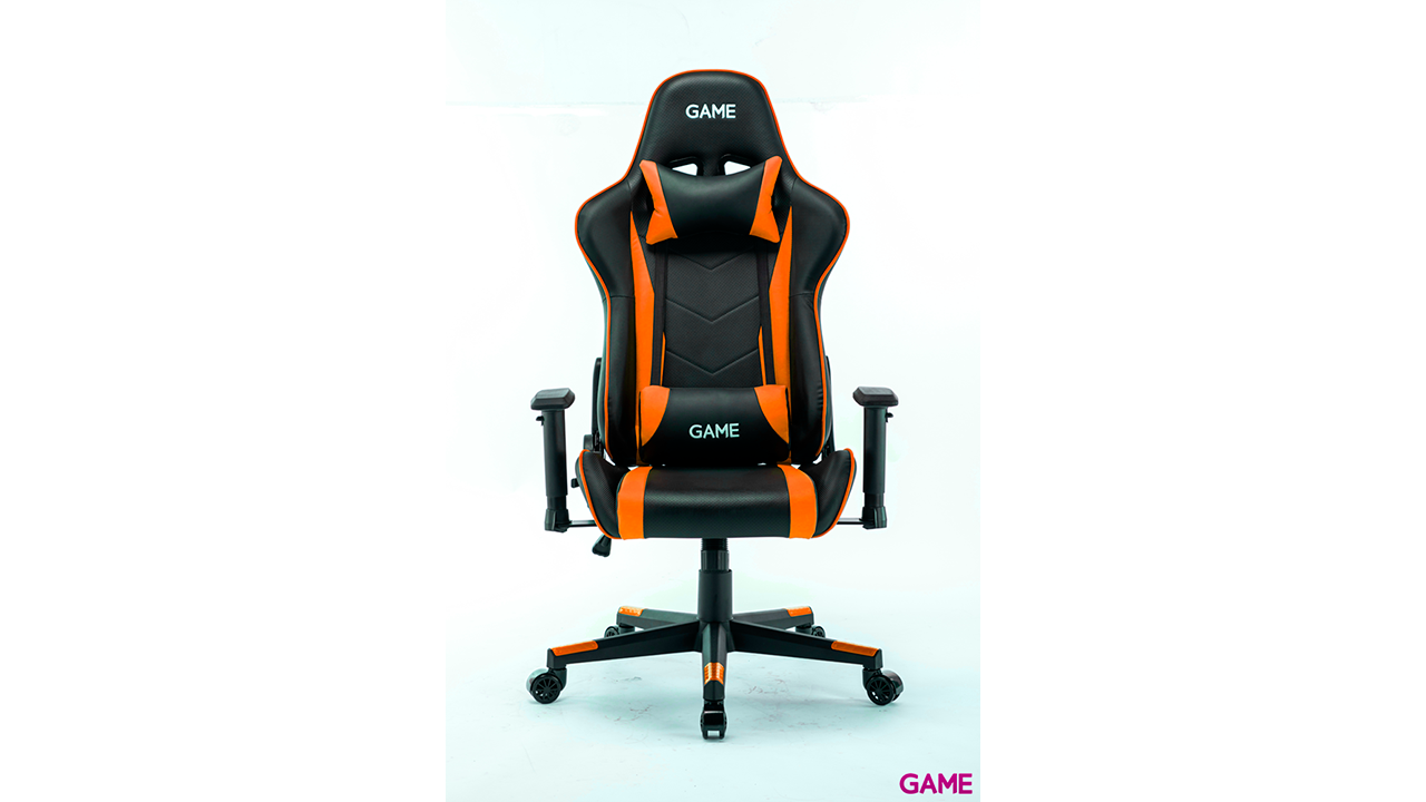 GAME Racing PRO GT320 Naranja-Negro – Silla Gaming-0