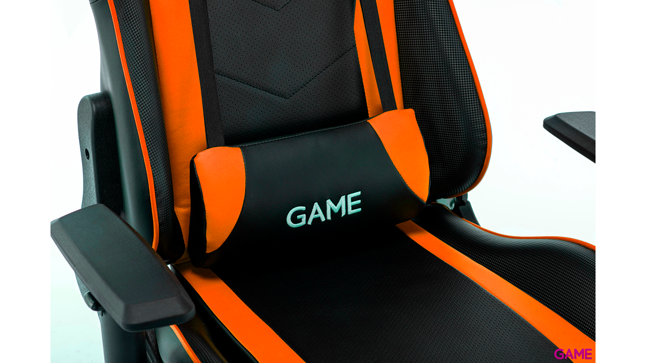 GAME Racing PRO GT320 Naranja-Negro – Silla Gaming-10