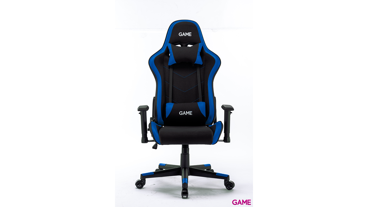 GAME Racing PRO Fabric GT325 Azul-Negro – Silla Gaming Tela-0