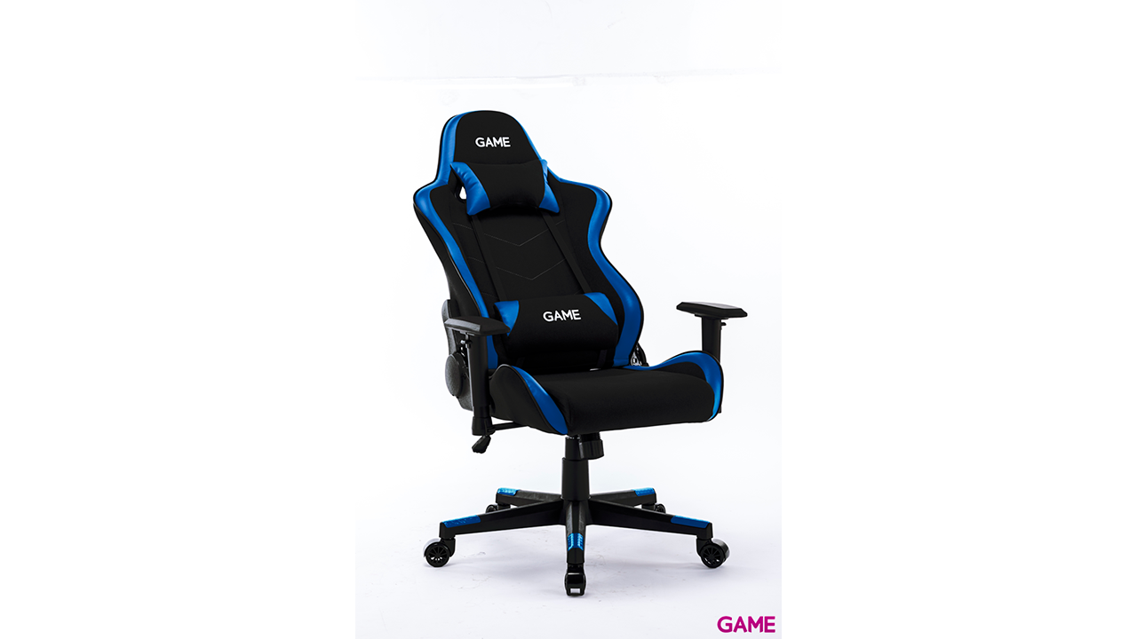 GAME Racing PRO Fabric GT325 Azul-Negro – Silla Gaming Tela-3