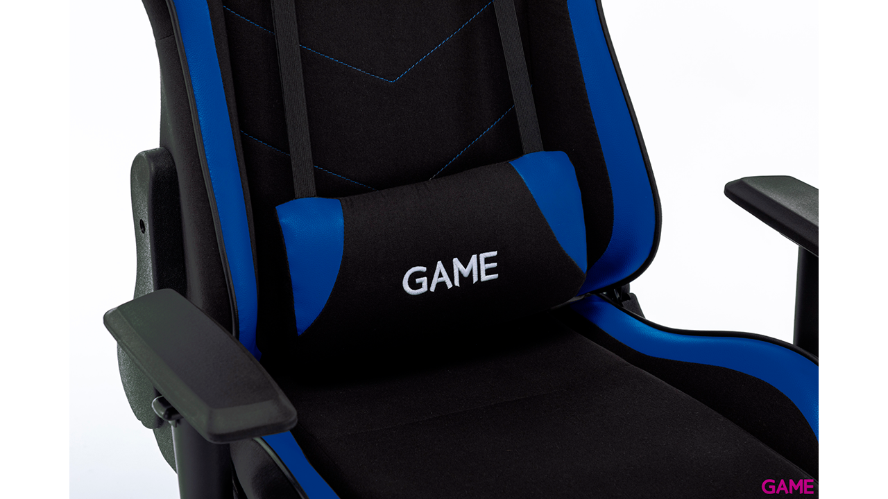 GAME Racing PRO Fabric GT325 Azul-Negro – Silla Gaming Tela-9