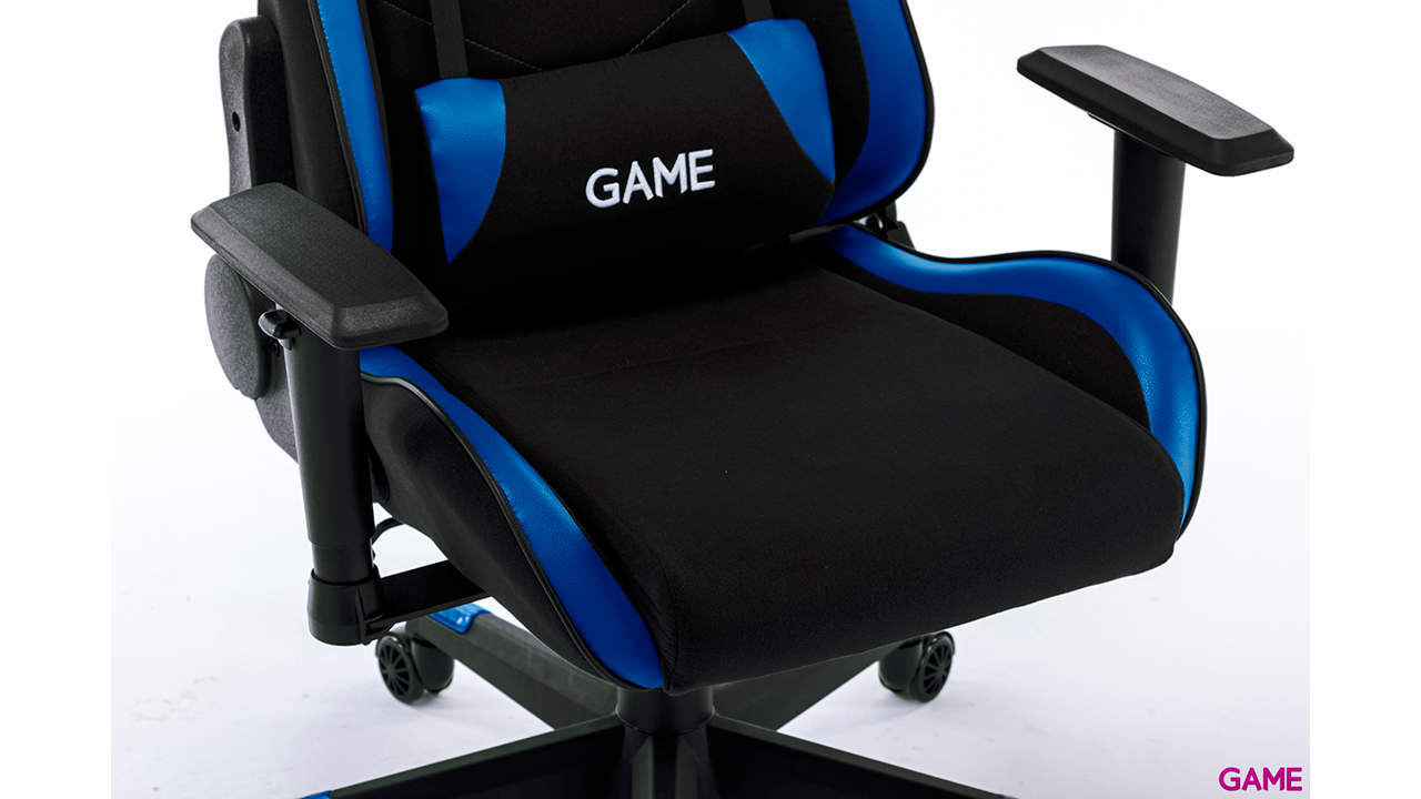 GAME Racing PRO Fabric GT325 Azul-Negro – Silla Gaming Tela-12