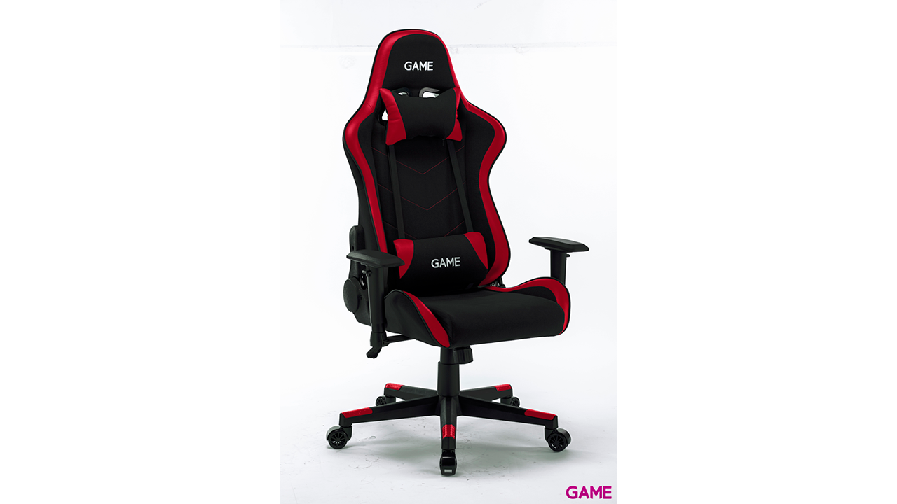 GAME Racing PRO Fabric GT325 Rojo-Negro – Silla Gaming Tela-1