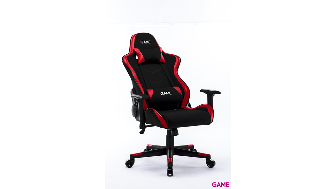 GAME Racing PRO Fabric GT325 Rojo-Negro – Silla Gaming Tela-4