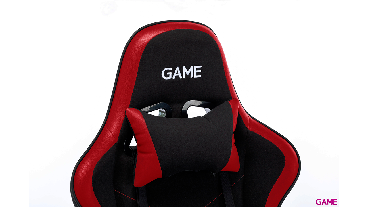 GAME Racing PRO Fabric GT325 Rojo-Negro – Silla Gaming Tela-7