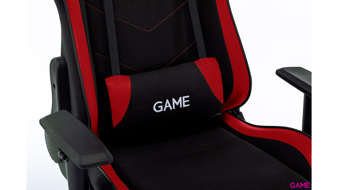 GAME Racing PRO Fabric GT325 Rojo-Negro – Silla Gaming Tela-13