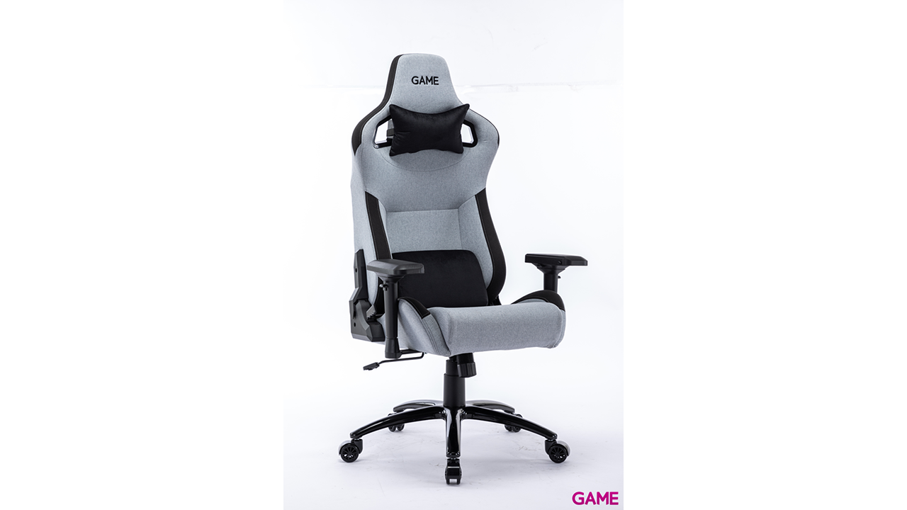 GAME Racing Epic Fabric GT600 Gris Claro – Silla Gaming Tela-1