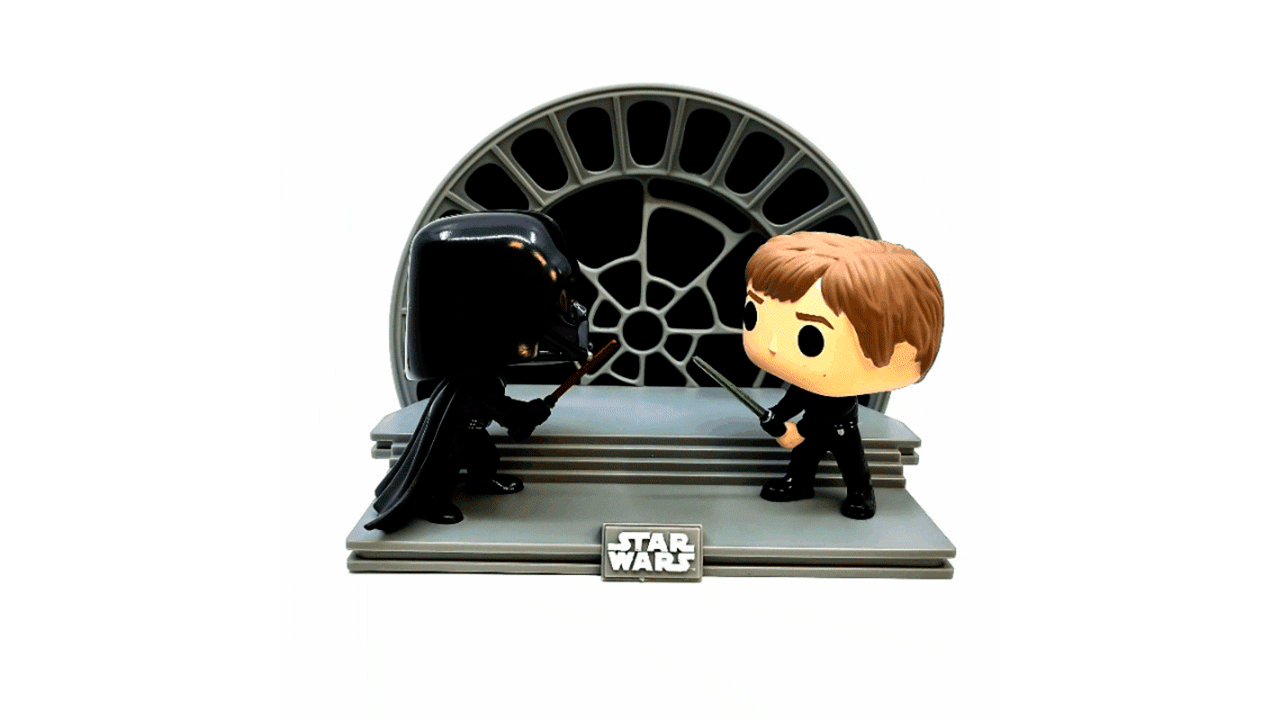 Figura Pop Star Wars Retorno del Jedi 40th Momento: Luke vs Vader-0