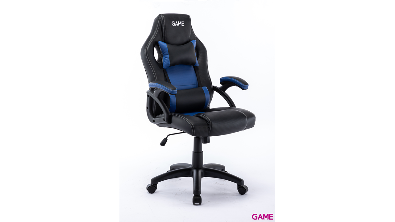 Silla Gaming GAME Racing GT120 Negro-Azul-0