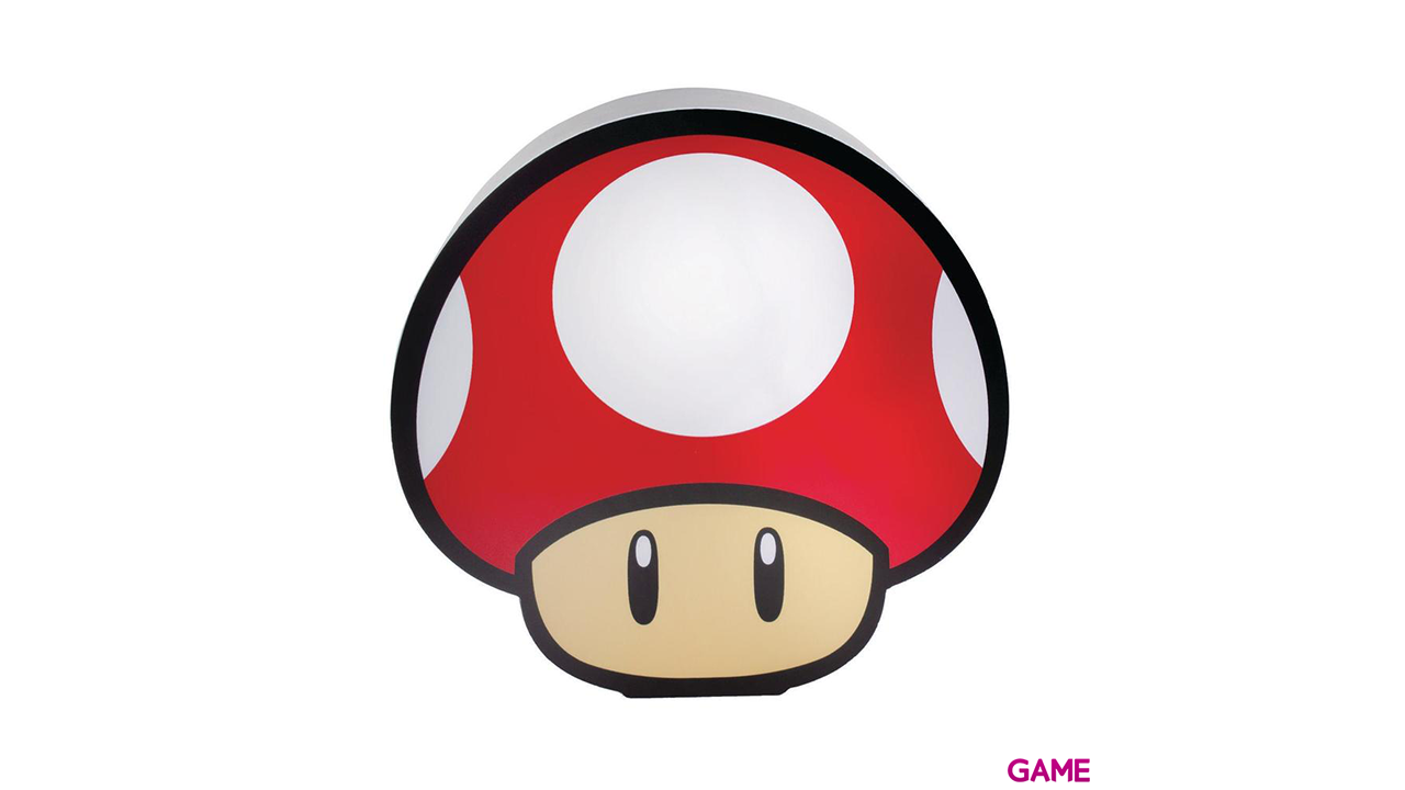 Lámpara Super Mario: Champiñón Rojo-2