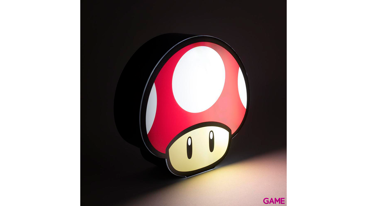 Lámpara Super Mario: Champiñón Rojo-3