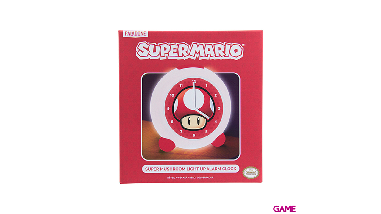 Despertador Super Mario Super Champiñon-1