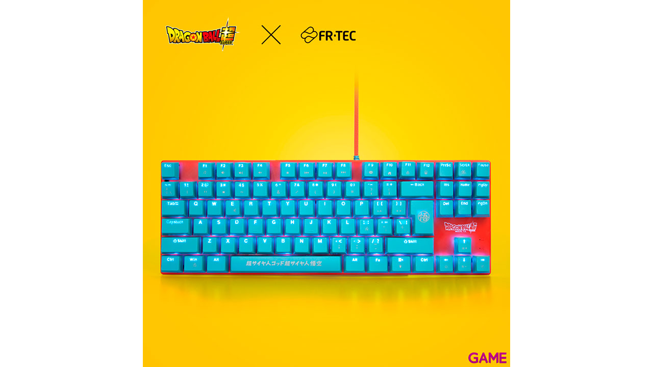 Teclado Dragon Ball Super Keyboard Goku FR-TEC-1