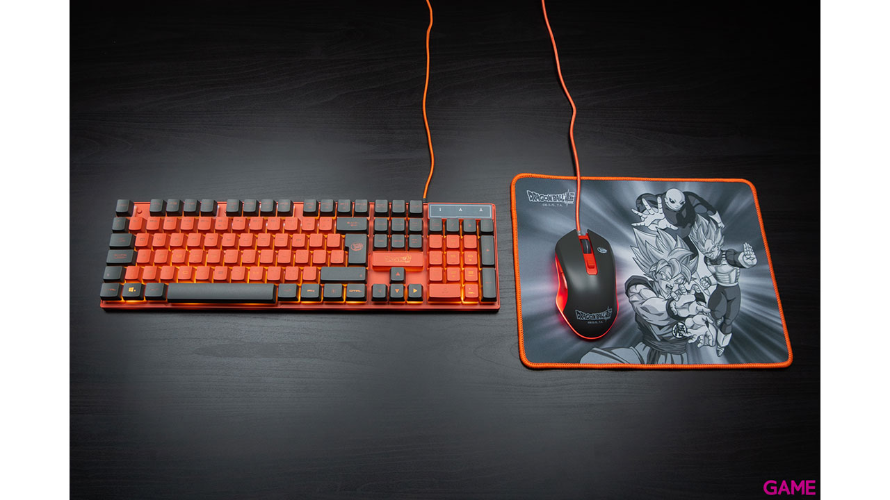 Pack Perféricos Dragon Ball Super (Keyboard + Mouse + Mousepad)-0