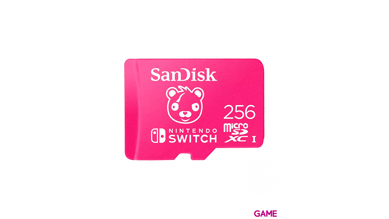 Memoria Sandisk 256GB microSDXC Fortnite -Licencia oficial--0