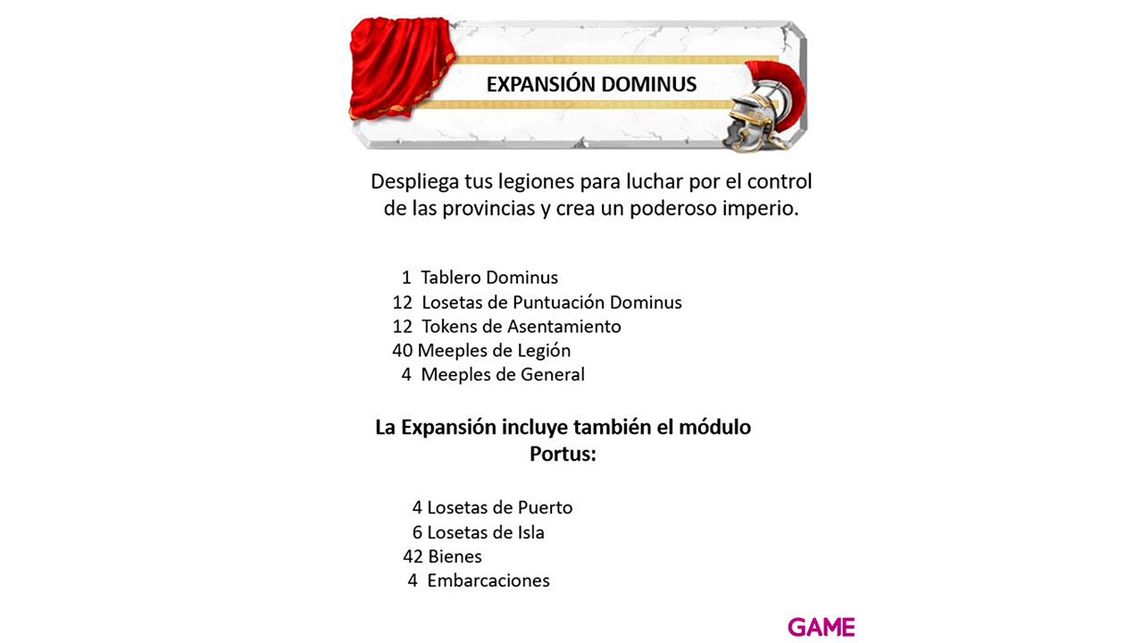 Juego de Mesa Magna Roma: Dominus Expansion-0