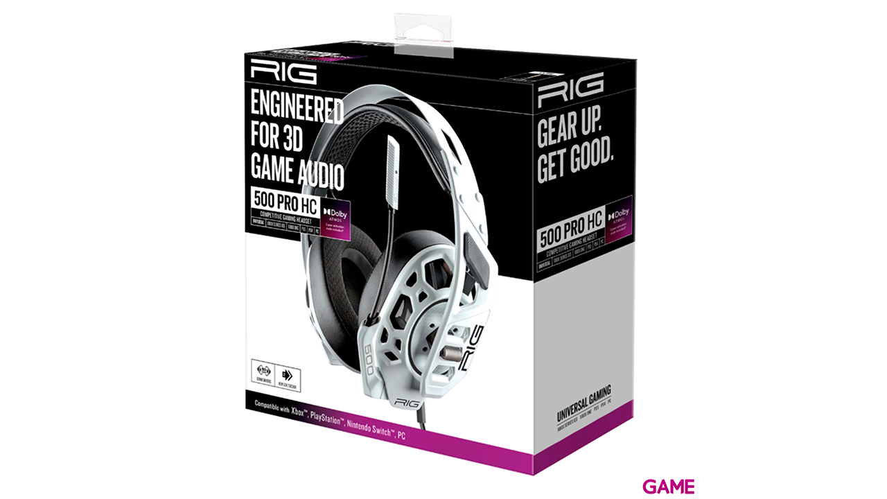 Auriculares Gaming RIG 500 PROHC G2 Blanco-4