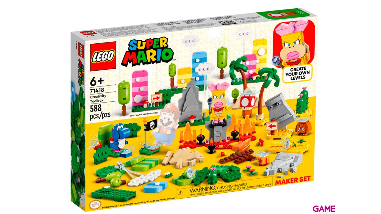 LEGO Super Mario Set de Creación: Caja de Herramientas Creativas 71418-4