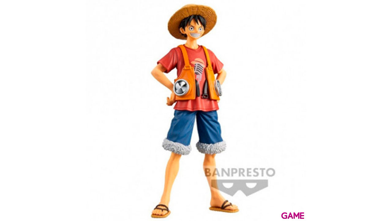 Figura Banpresto One Piece Grandline Men: Luffy vol. 1-0