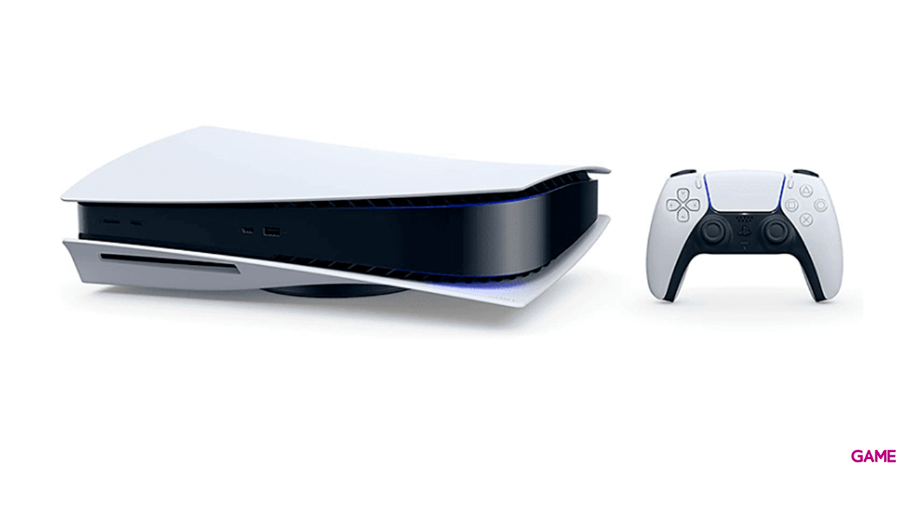PlayStation 5 Stand + Mando Inalámbrico DualSense Blanco-2