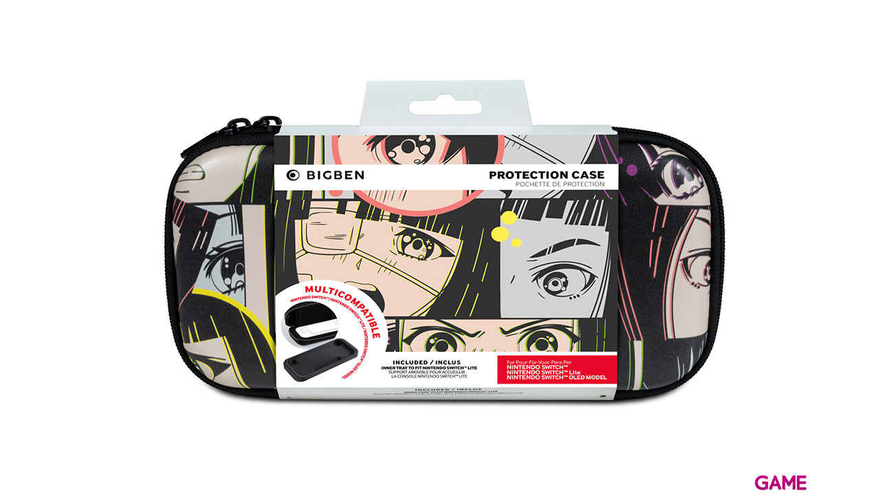Funda Rigida Bigben para Nintendo Switch Diseño Manga-0