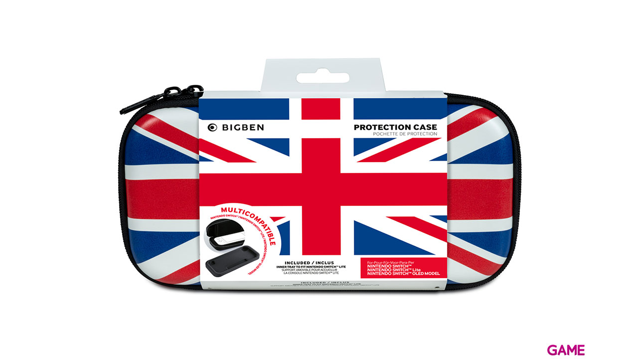 Funda Rigida Bigben para Nintendo Switch Diseño UK-0