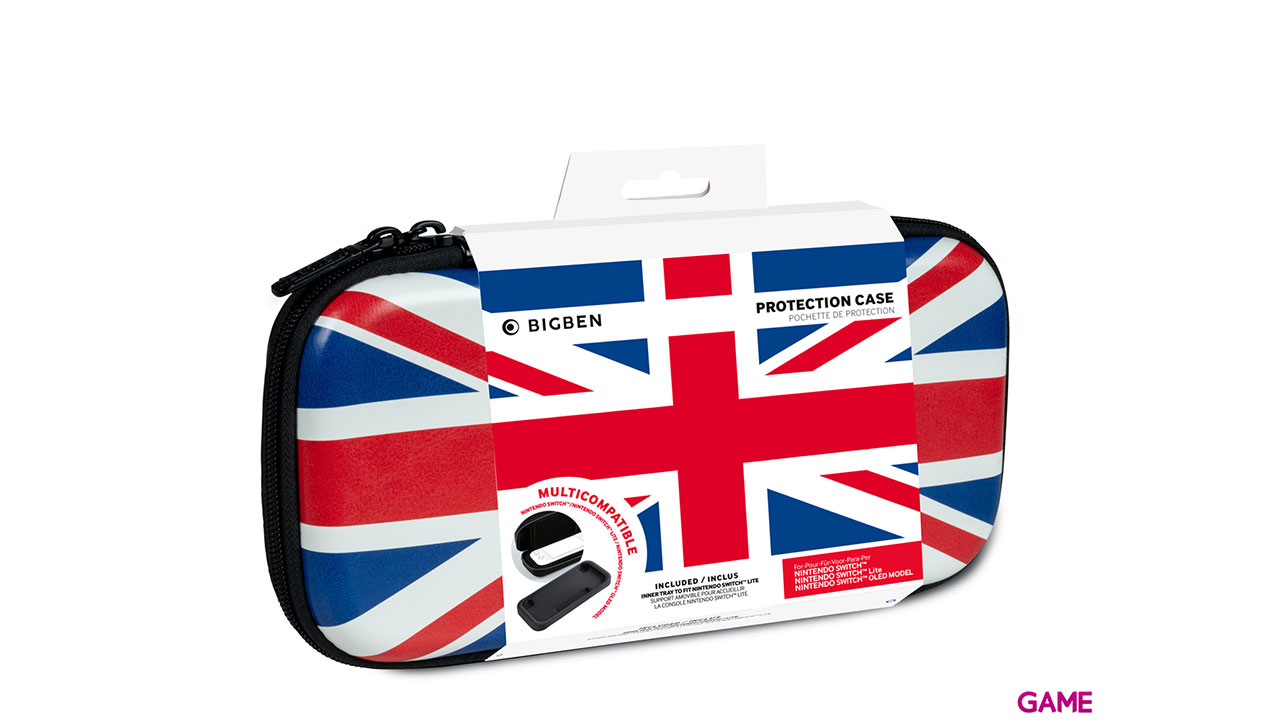 Funda Rigida Bigben para Nintendo Switch Diseño UK-1