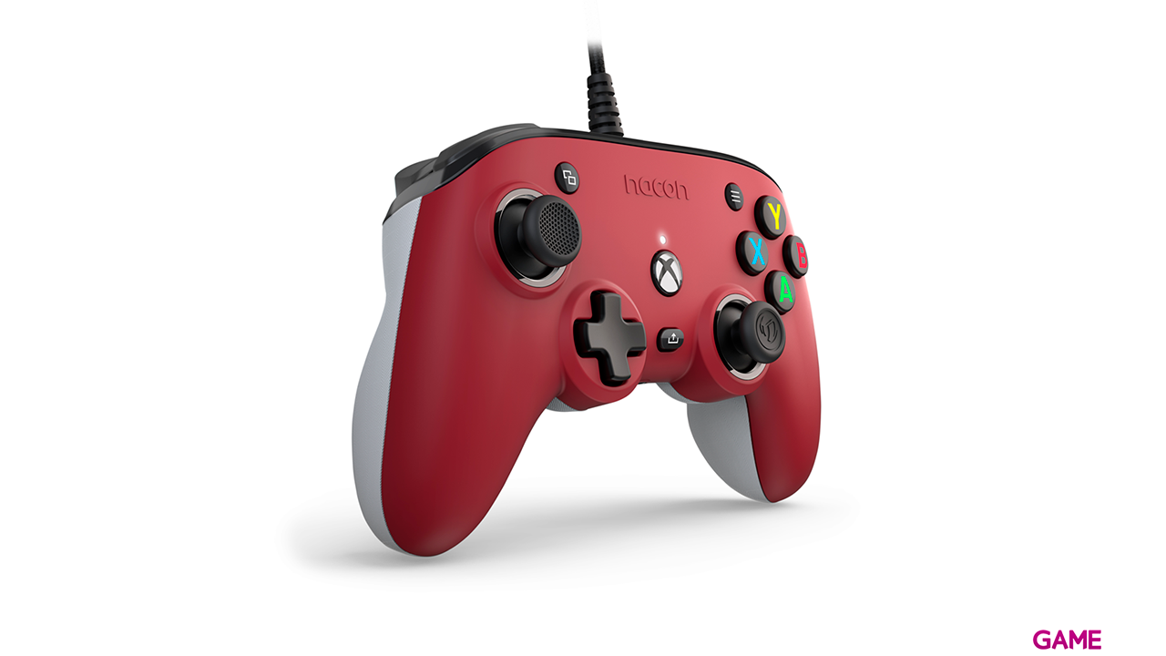 Mando con cable Nacon Pro Compact Rojo-1