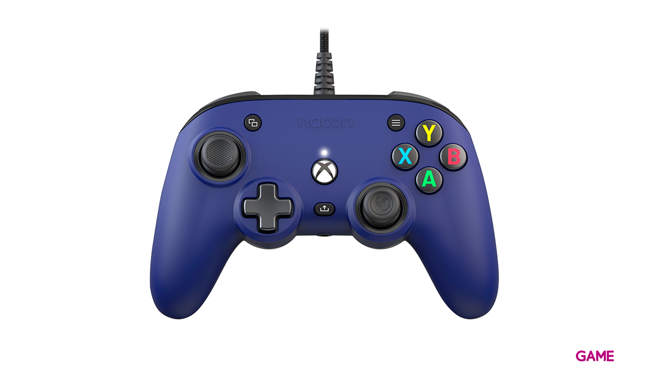 Mando con cable Nacon Pro Compact Azul-0